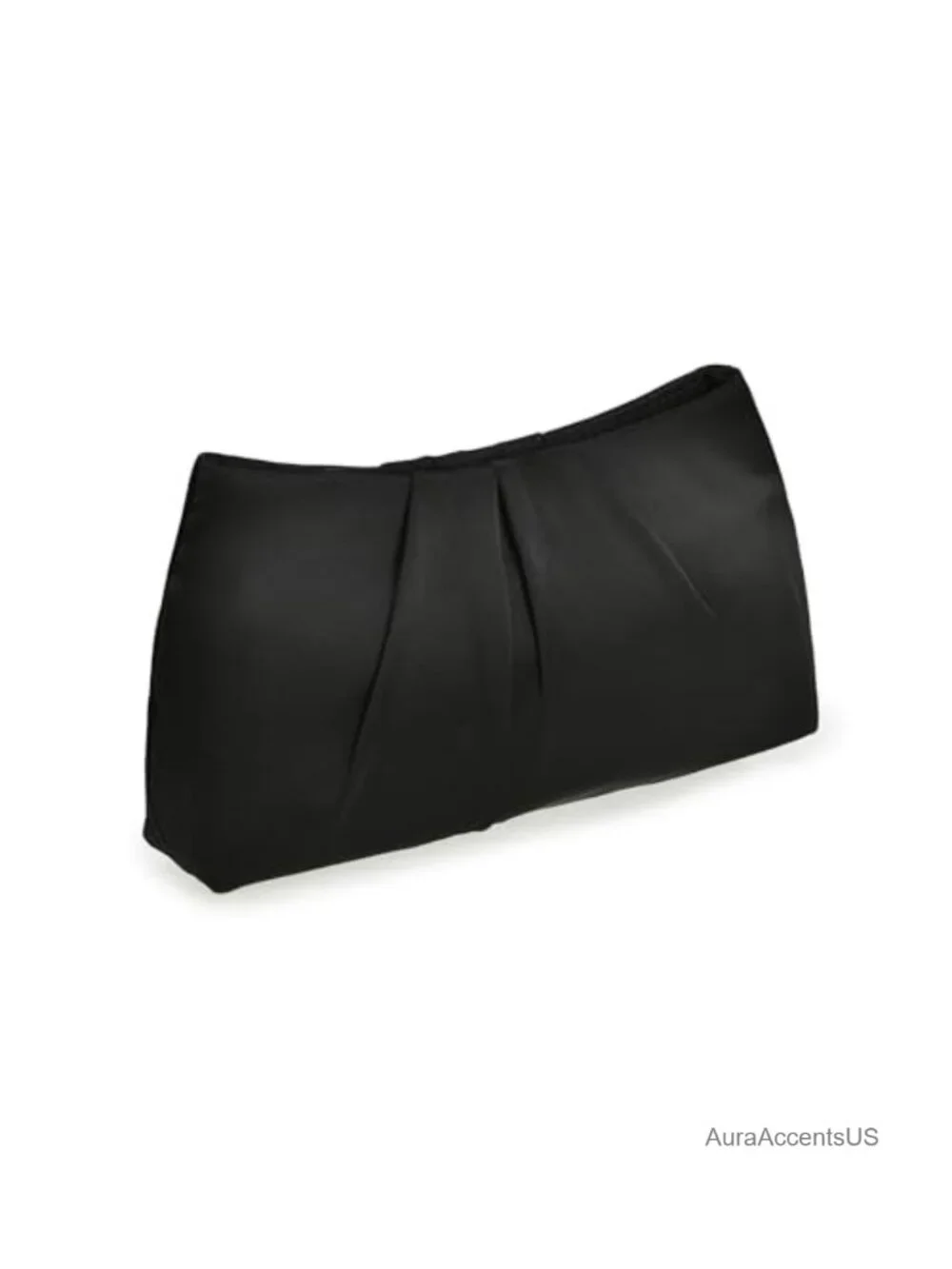 Evening Clutch Purse Satin Pleated Pearl Chain Wedding Prom Party